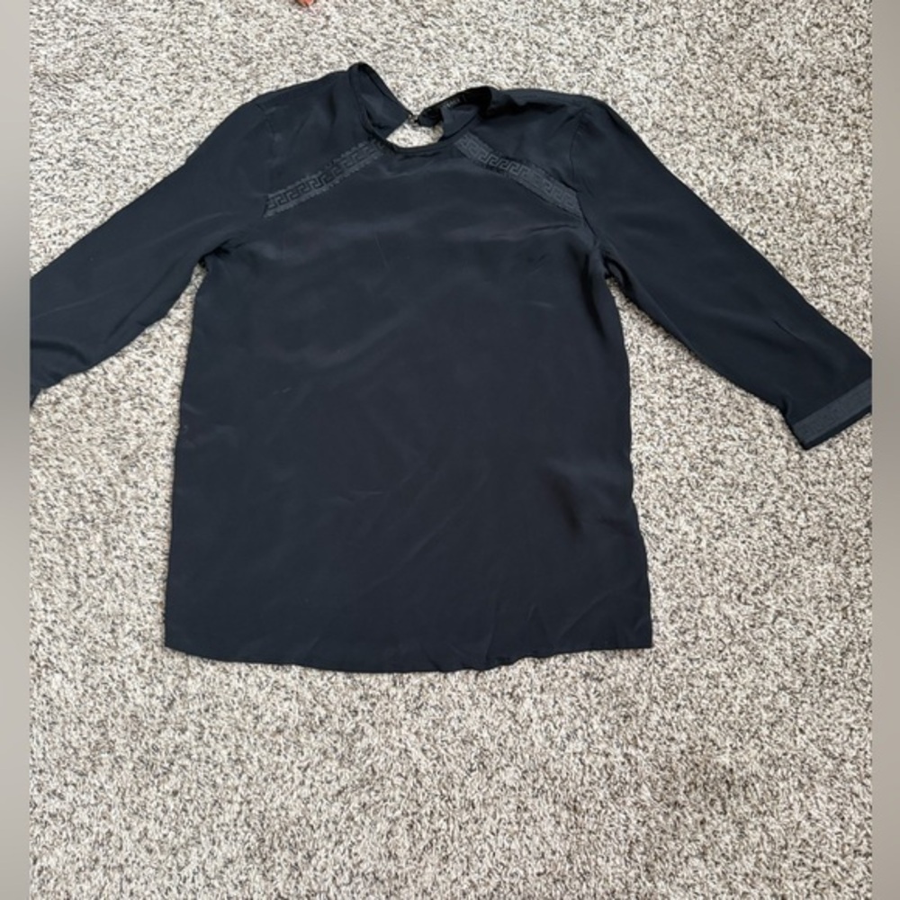 Versace black blouse